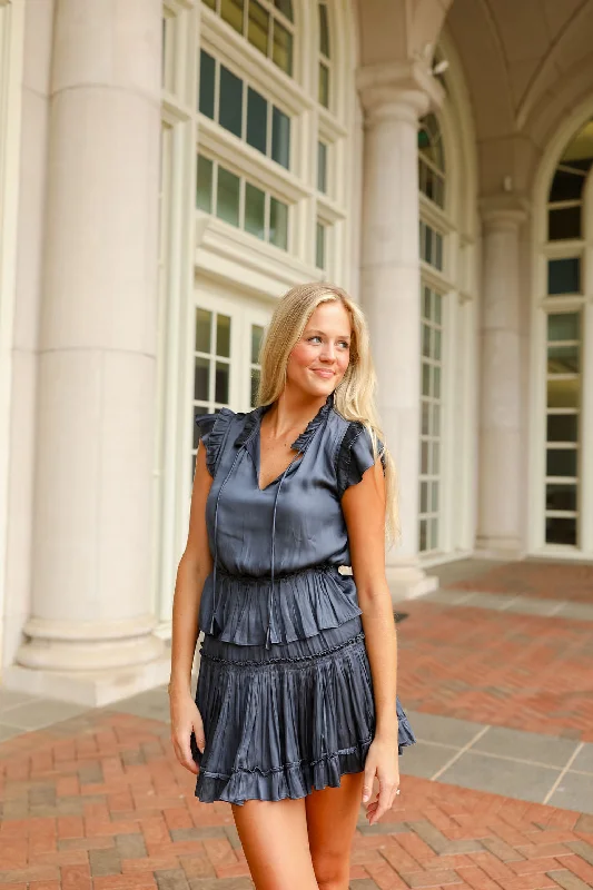 Reset Dress - Navy
