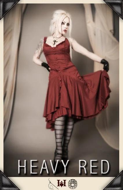 Lost In Wonder Crimson Tea Dress