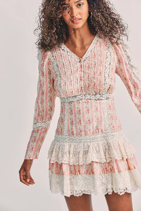 Pirelle Dress Frosted Petal Pink