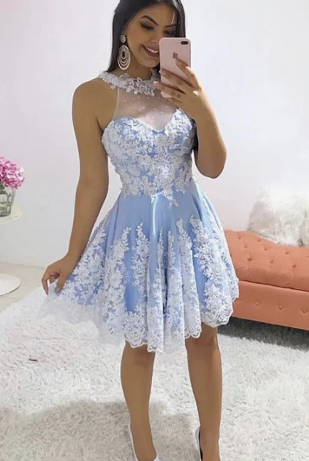 halter lace homecoming dress 2019  cg2729