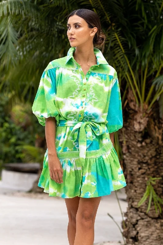 Dress Victoria Green Aqua
