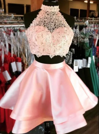 Two piece homecoming dresses,2 piece homecoming dresses,pink homecoming dresses cg2207 Two piece homecoming dresses,2 piece homecoming dresses,pink homecoming dresses cg2207