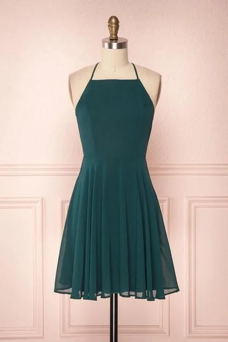 A-Line Chiffon Short Homecoming Dress  cg2760