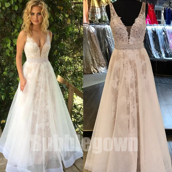 Charming V Neck Popular Inexpensive Cheap Long Prom Dresses, BGP034
