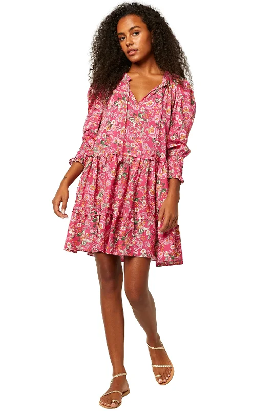 Maya Dress Pink Falaise Floral