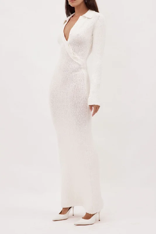 Helia White Dress