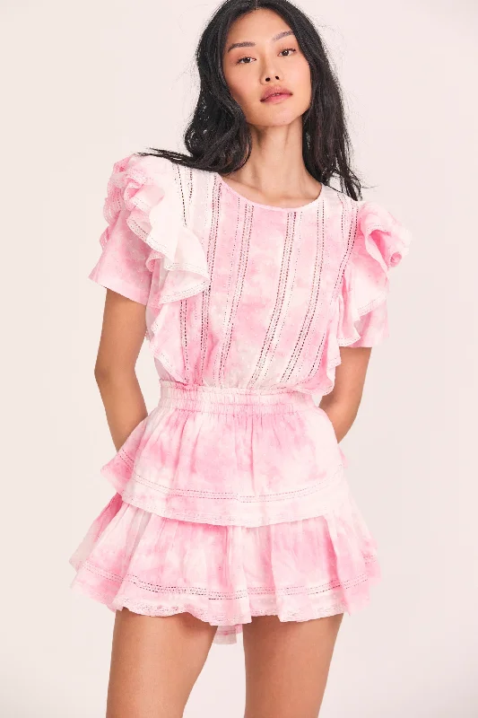 Natasha Dress Island Pink Hand Dye