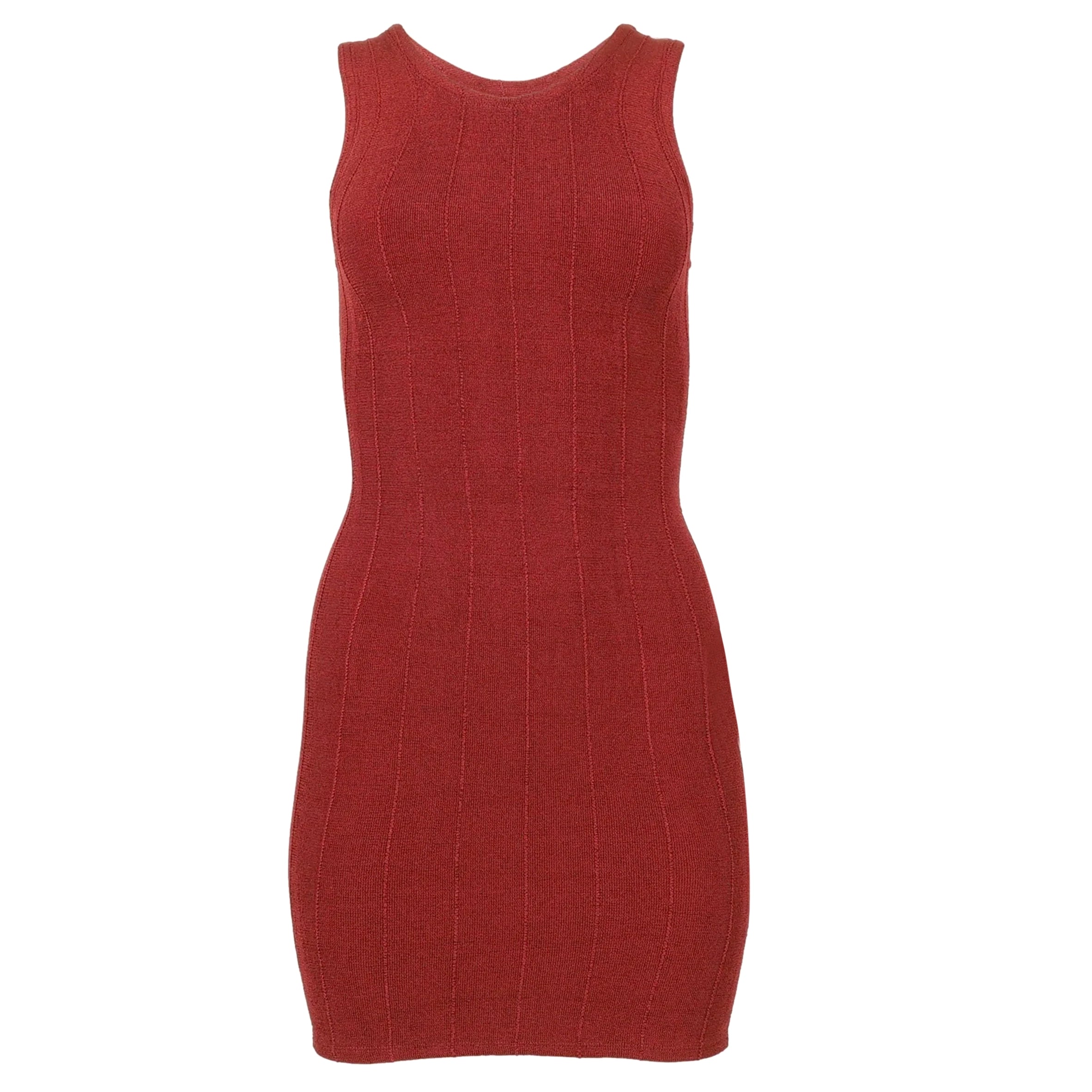 Iris Nile Dress Metallic Chestnut