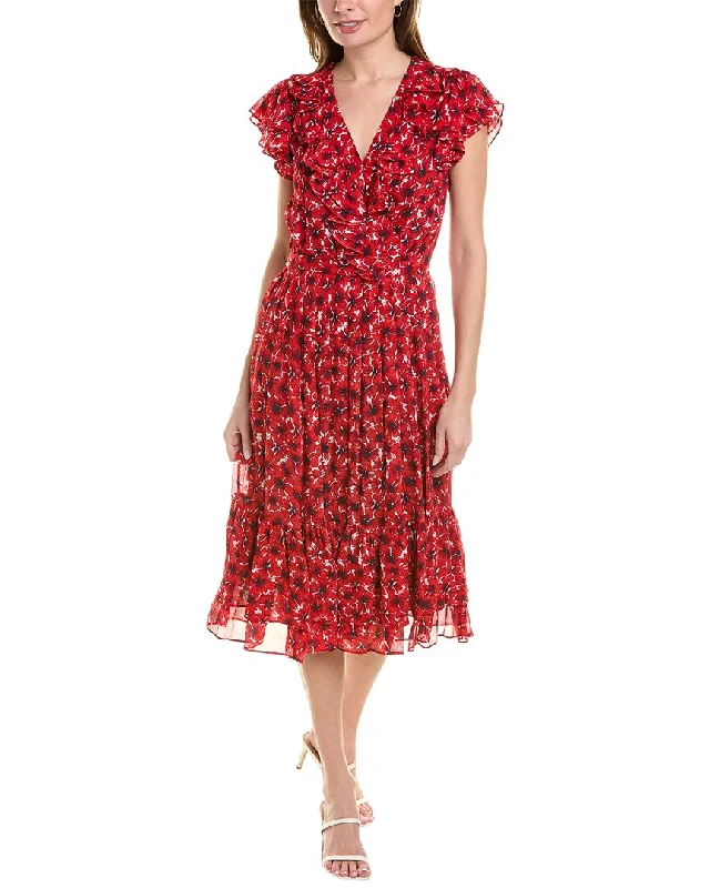 Brooks Brothers Poppy Midi Dress Cozy A-Line Midi Dress