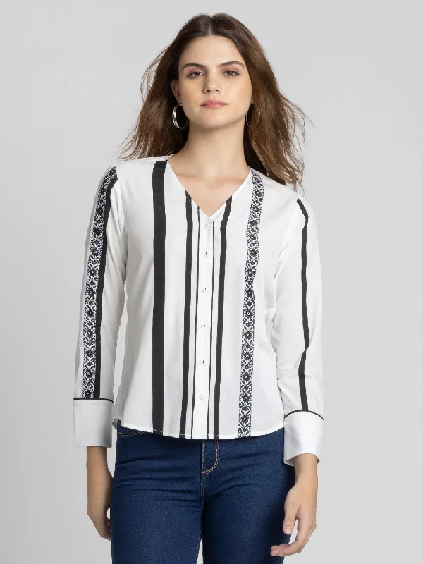 Jovie Shirt Elegant Button-Down Short Shirt