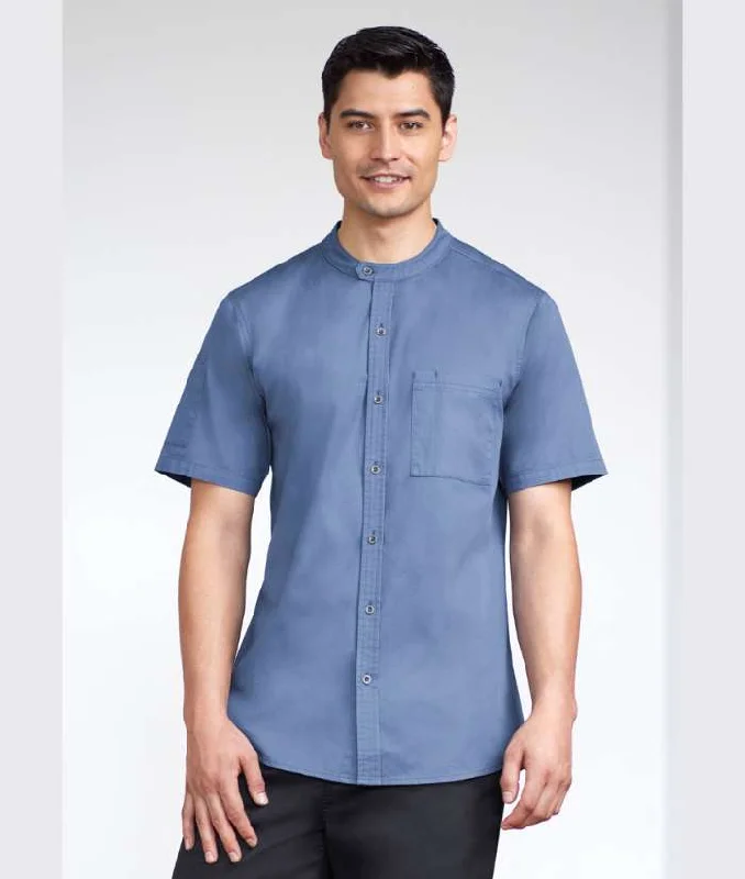 Salsa Unisex Chef Shirt Elegant Lace-Trimmed Short Shirt