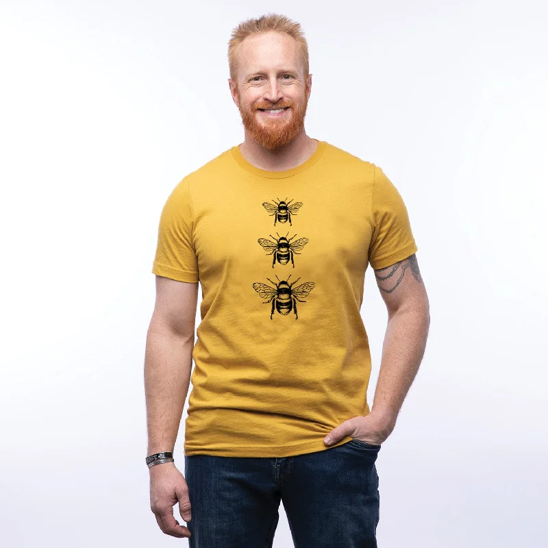 Bee Unisex T-shirt Real Fur Shearling Chenille