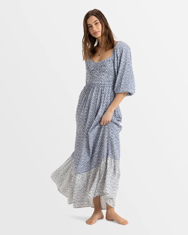 Womens Borderline Maxi Dress Cozy Wrap Maxi Dress