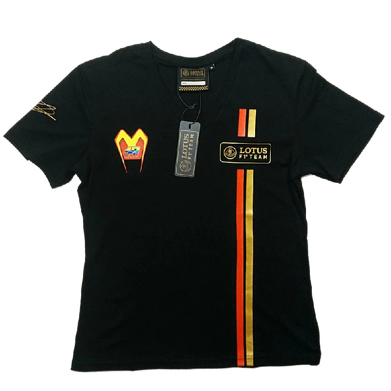 T-SHIRT Tee ladies Formula One 1 Lotus  F1 Team NEW! Maldonado 2014/5 Medium Elegant Classic Vintage