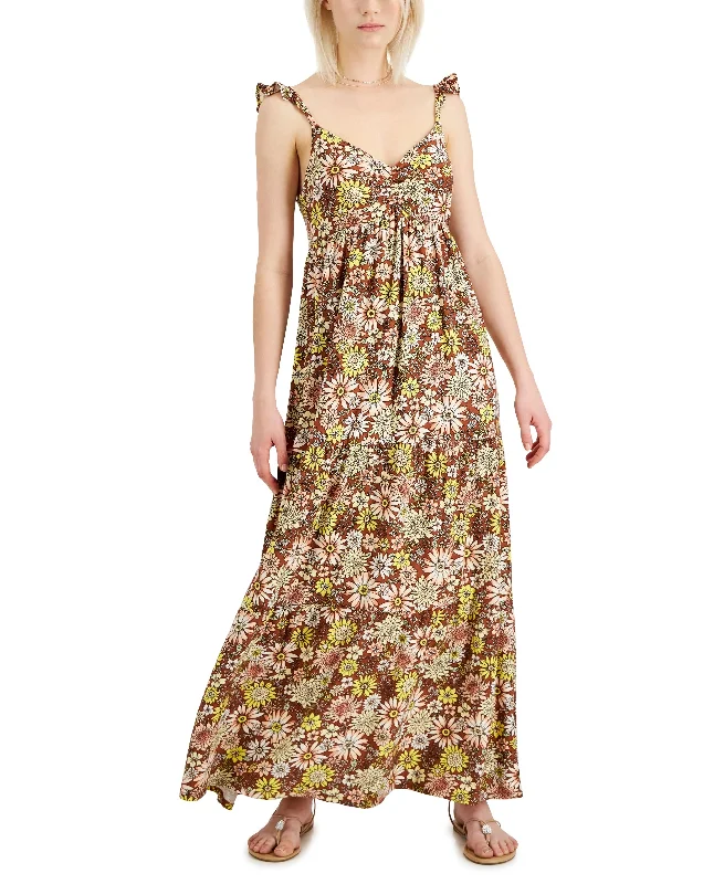 Jamie Layla Petite Printed Sleeveless Maxi Dress Fashionable Off-Shoulder Maxi Dress