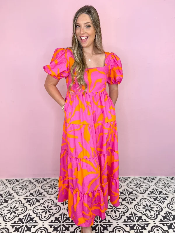 Sandy Chic Tiered Maxi Dress Stylish Button-Up Maxi Dress