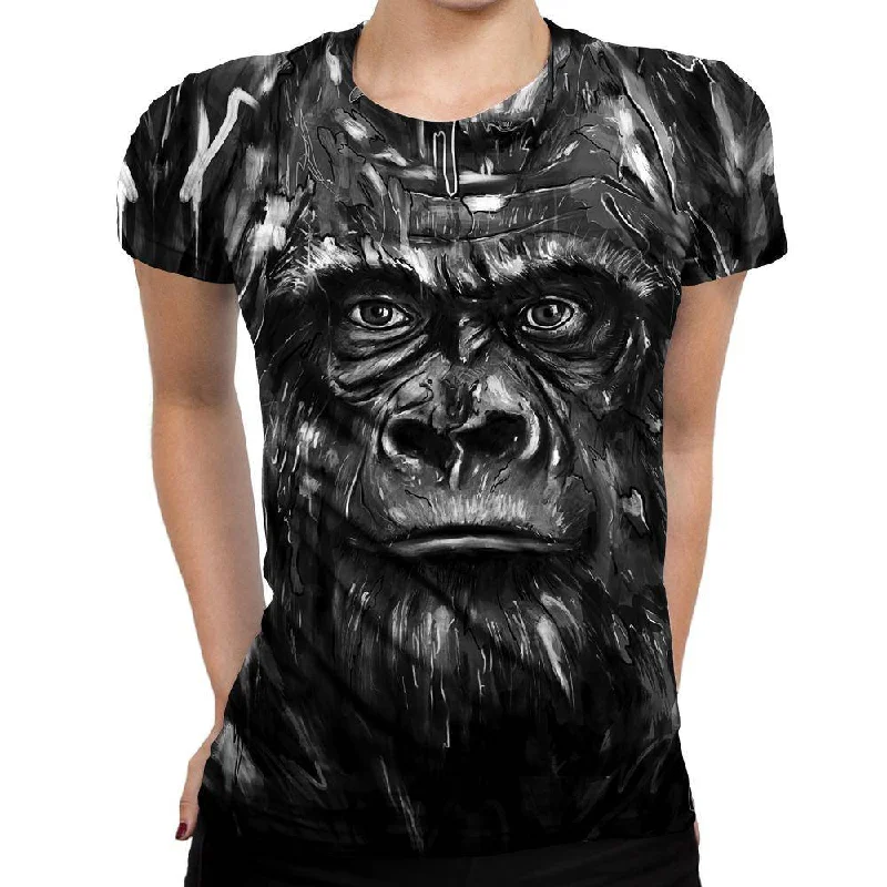 Silverback Womens T-Shirt Fitted T-Shirt Seamless Stretchy