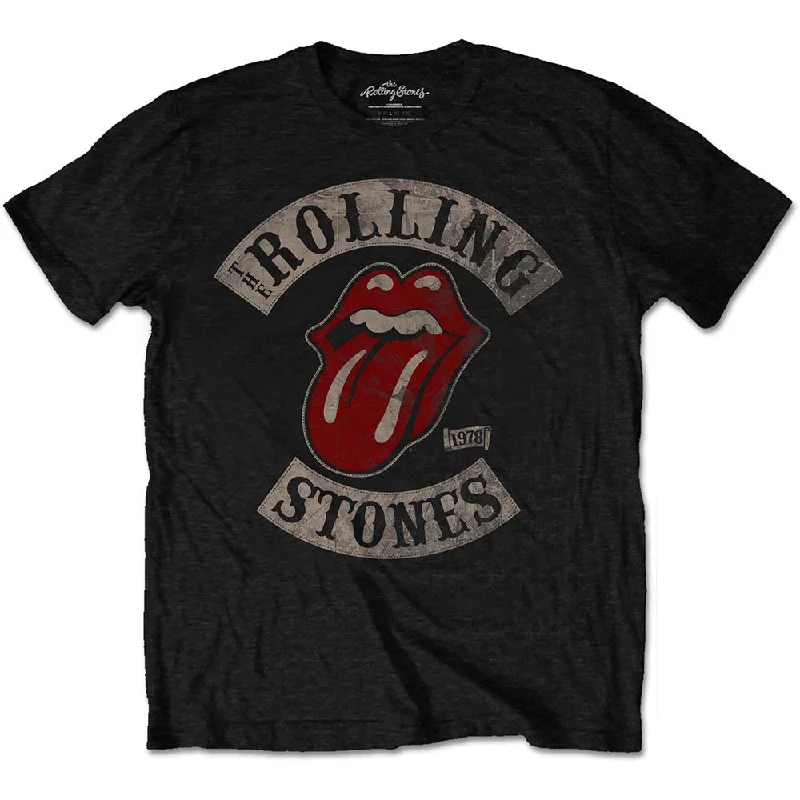 The Rolling Stones | Official Band T-shirt | Tour 1978 Zippered Front Buttoned Front Snap Front