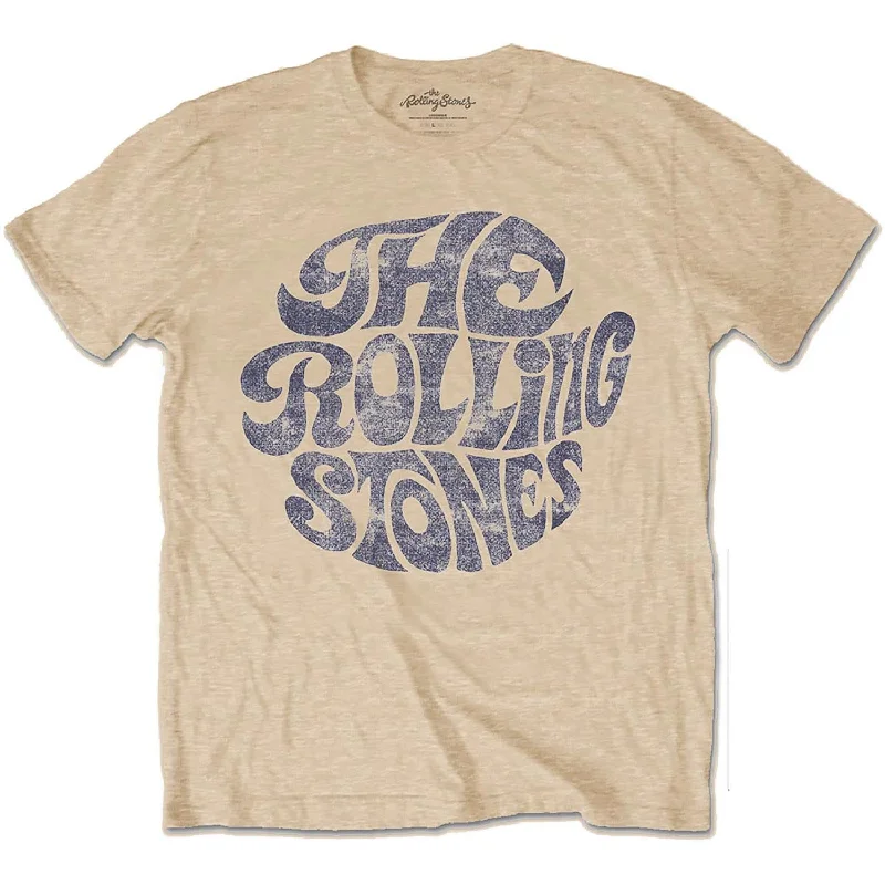 The Rolling Stones | Official Band T-shirt | Vintage 1970s Logo (Neutral) Faux Fur Fabric Real Fur Fabric Shearling Fabric