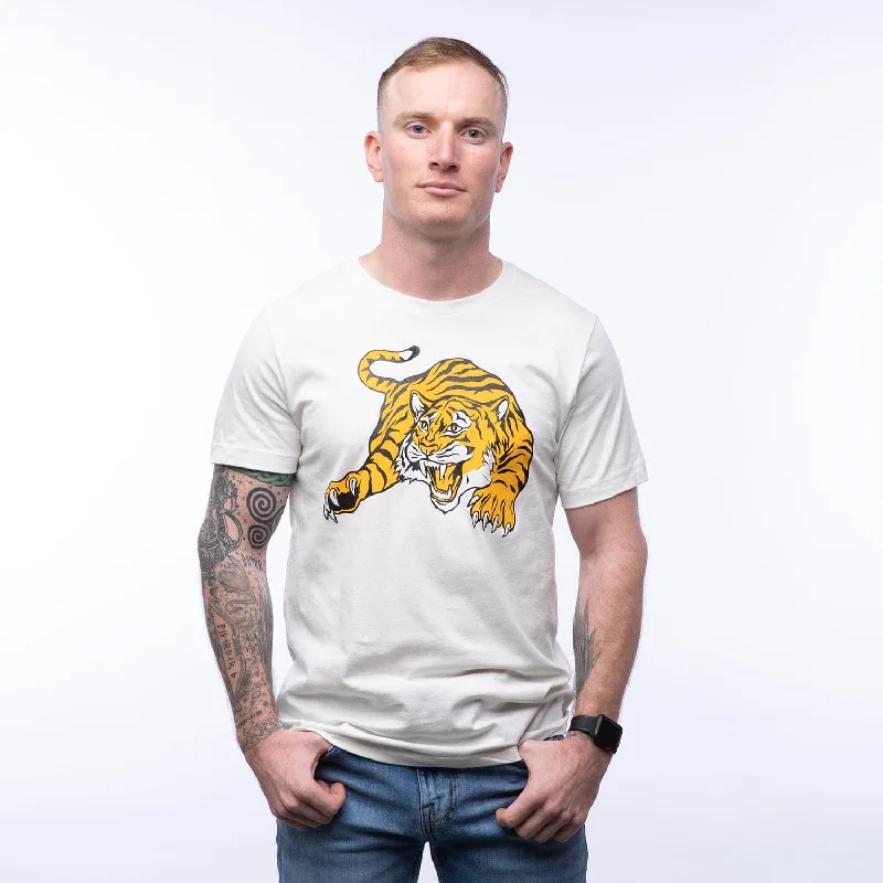 Tiger Unisex T-Shirt Solid Color Striped Floral