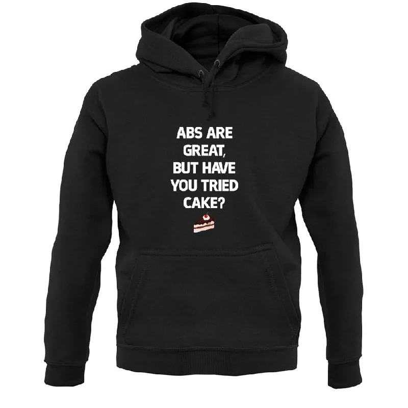 Abs Are Great, Cakes Unisex Hoodie Hoodie with Ribbed Cuffs Snug Fit Comfort