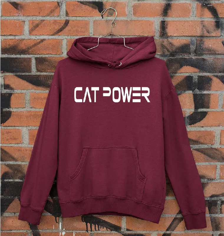 Cat Power Unisex Hoodie for Men/Women Hoodie with Stripes Bold Sporty