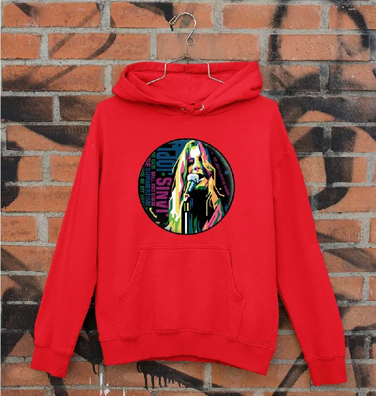 Janis Joplin Unisex Hoodie for Men/Women Hoodie with Belted Waist Structured Tailored