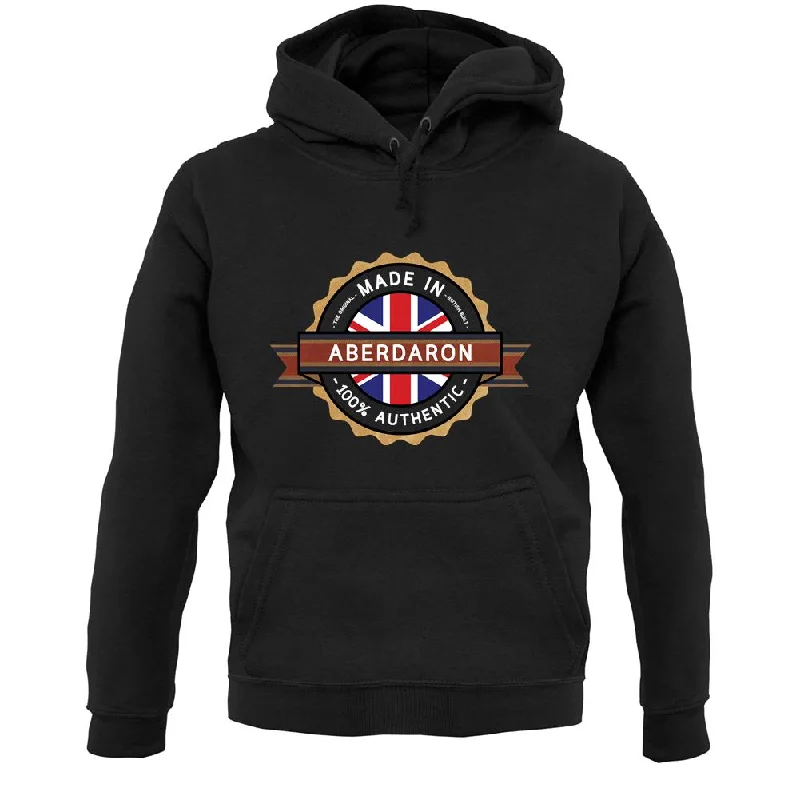 Made In Aberdaron 100% Authentic Unisex Hoodie Hoodie with Contrast Stitching Detailed Premium