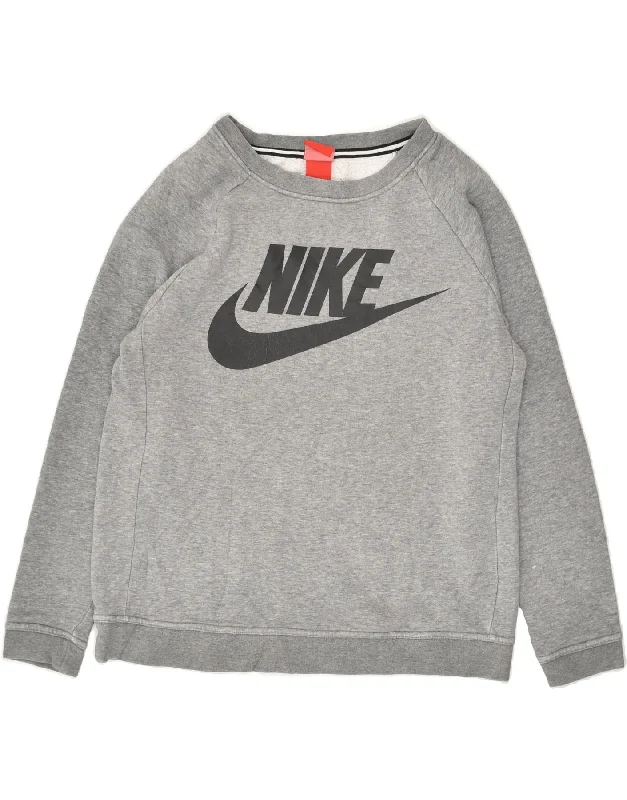 NIKE Mens Graphic Sweatshirt Jumper Small Grey Cotton Cotton Hoodie Fleece Lining Warmth NIKE Mens Graphic Sweatshirt Jumper Small Grey Cotton Cotton Hoodie Fleece Lining Warmth
