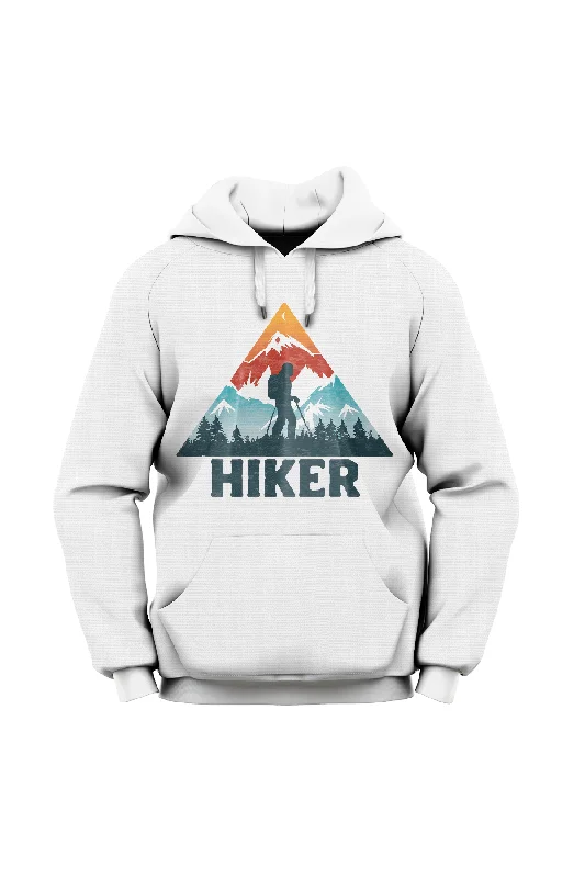 The "Hiker" Lightweight Eco-Friendly Unisex Hoodie Hoodie with Embroidery Detailed Premium