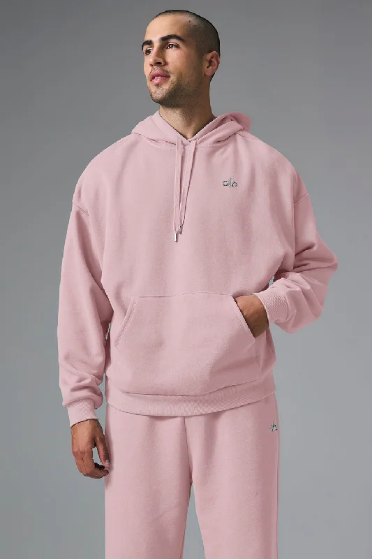 Accolade Hoodie - Ballet Pink Hoodie with Elastic Cuffs Stretchable Comfortable