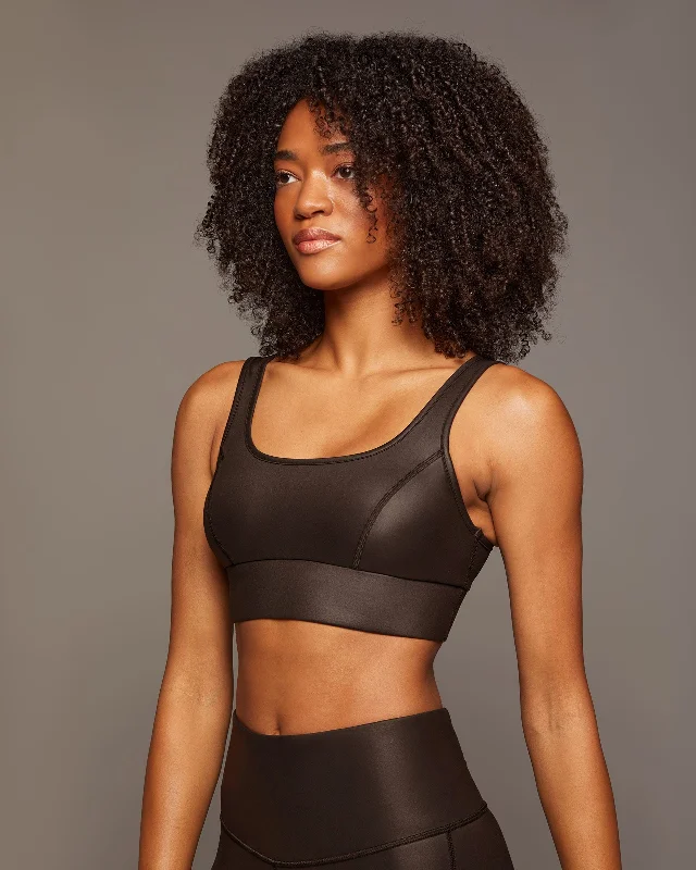 Basal Gloss Longline Bra Comfortable Fit Bralette