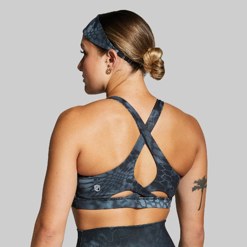 Helix Sports Bra (Typhon) Lace-Trimmed Bra