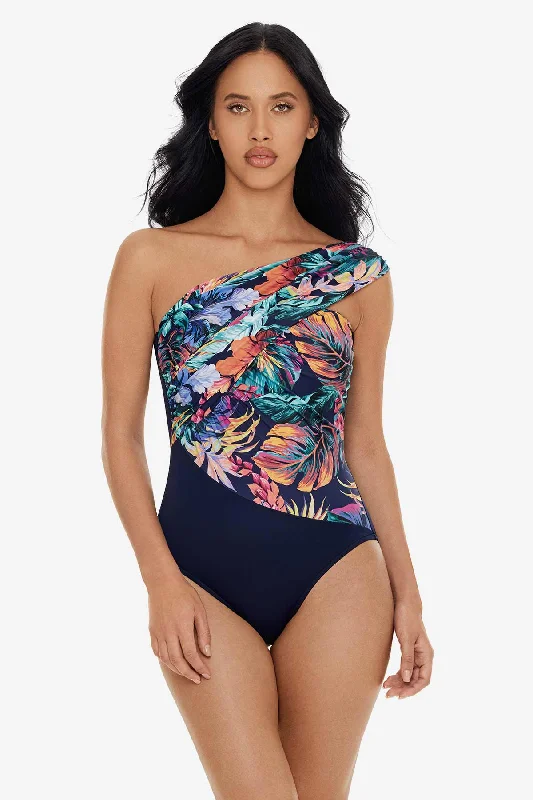 Belize Goddess One Piece Swimsuit Elegant Swim Dress