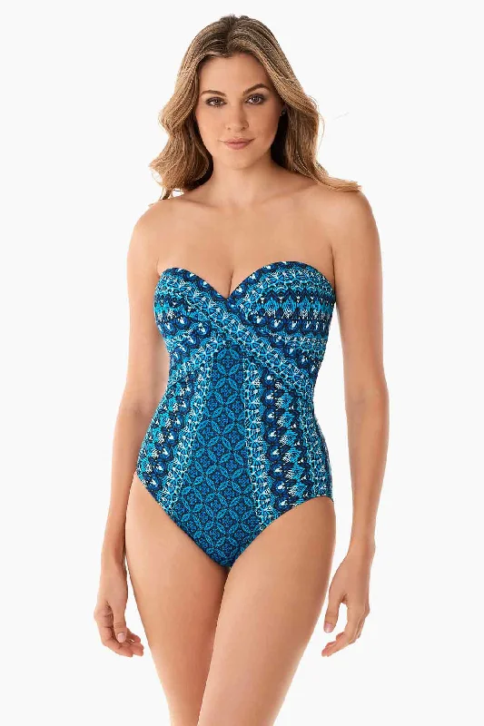 Mosaica Seville One Piece Swimsuit Lace-Detail Bikini Set