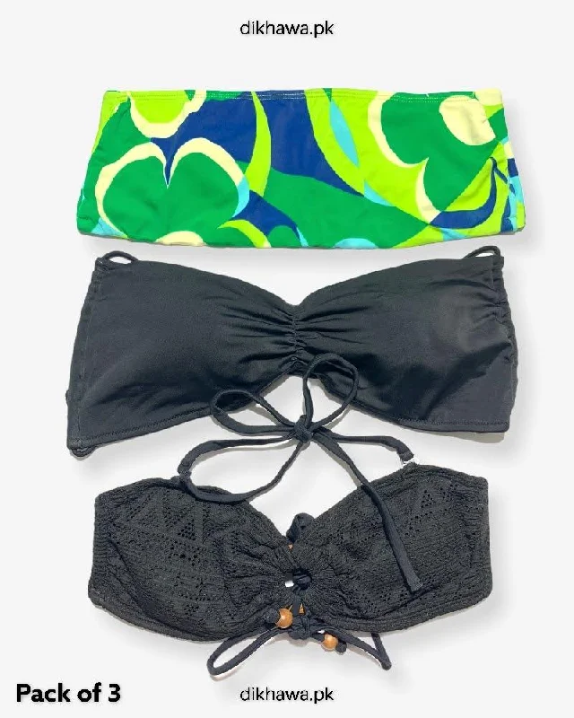 Pack Of 3 Stocklot Bikini Top Swimwear | Bikini Top Bundle | Imported Stock Branded Bikini Top Casual Swim Dress Pack Of 3 Stocklot Bikini Top Swimwear | Bikini Top Bundle | Imported Stock Branded Bikini Top Casual Swim Dress