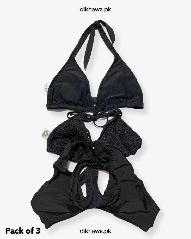 Pack Of 3 Stocklot Bikini Top Swimwear | Bikini Top Bundle | Imported Stock Branded Bikini Top Full Coverage Swimsuit Pack Of 3 Stocklot Bikini Top Swimwear | Bikini Top Bundle | Imported Stock Branded Bikini Top Full Coverage Swimsuit
