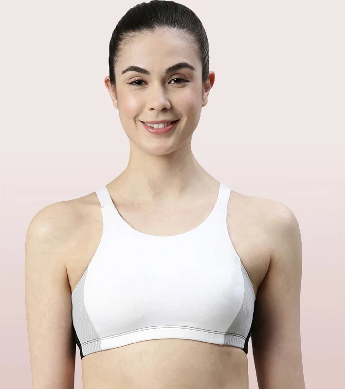 Plush Lined Medium Impact Sports Bra Supportive Sports Bra