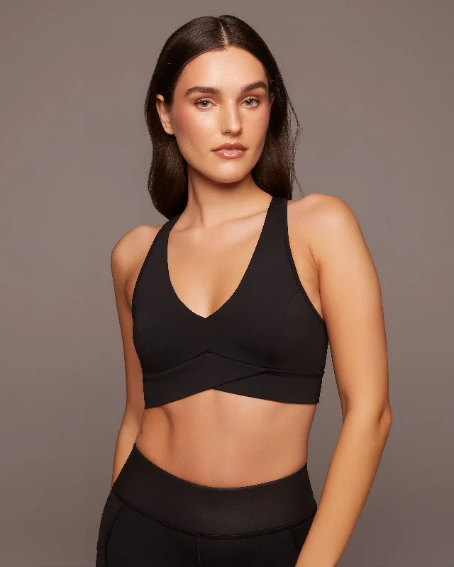 Ray V-Neck Longline Bra Soft Stretch Bra