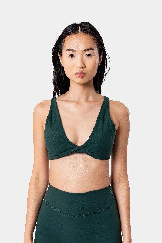 Selene Sports Bra - Pine Grove Soft Cotton Bra