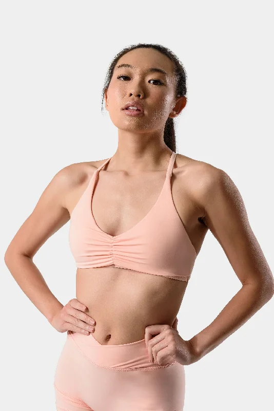 Sienna Sports Bra - Peach Bud Light Padded Bra