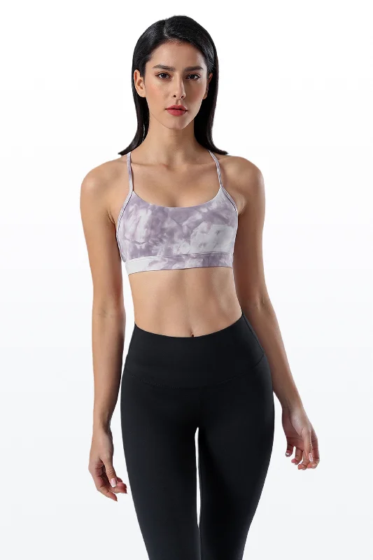 Splashing Y Bra - Tie Dye Comfort Fit Bralette