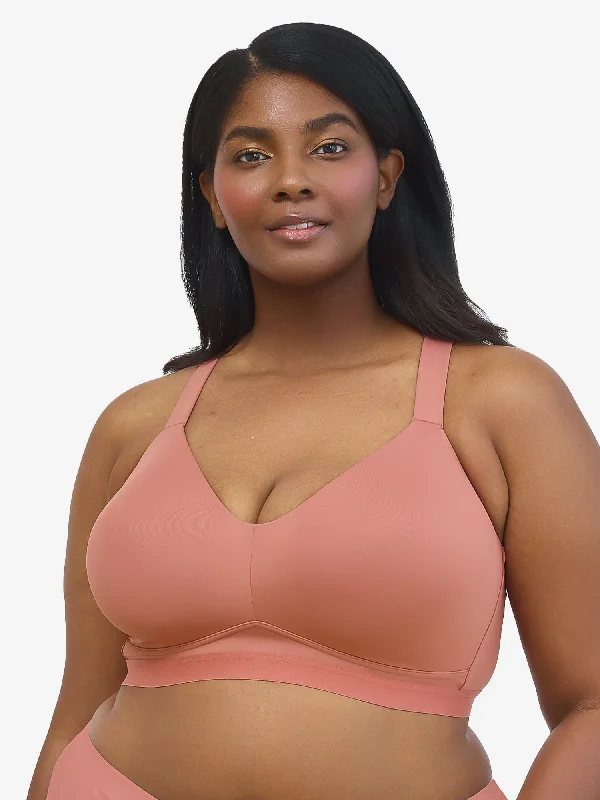 The Aurora - Lightly Lined Microfiber Wirefree Bra Breathable Comfort Bra