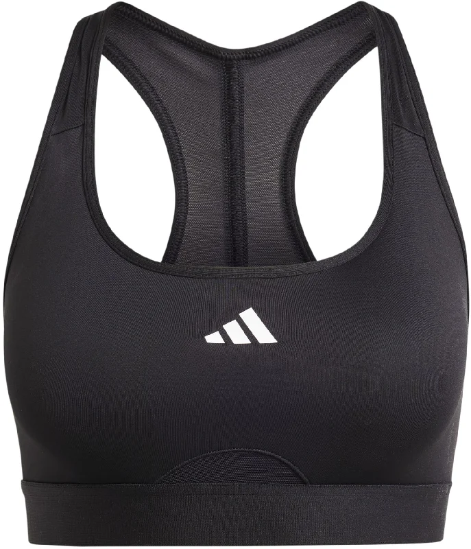 Women's PowerReact Training Medium Support Sports Bra Trendy Lace Bra