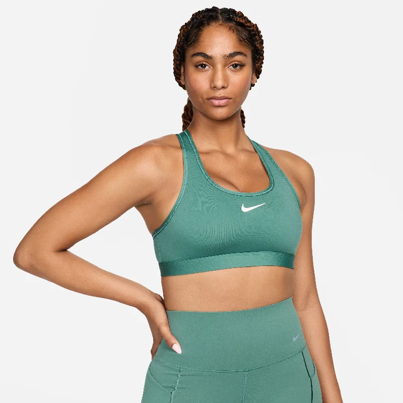 Women's Swoosh Medium Support Padded Sports Bra Soft Padded Bralette