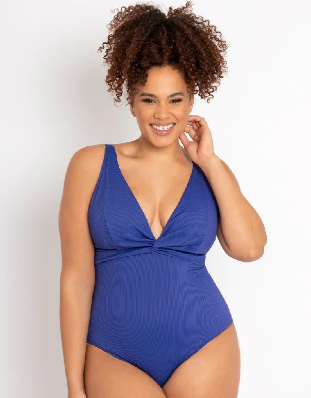 Curvy Kate Twist and Shout Non Wired Multiway Swimsuit Ultraviolet Sexy Two-Piece Set