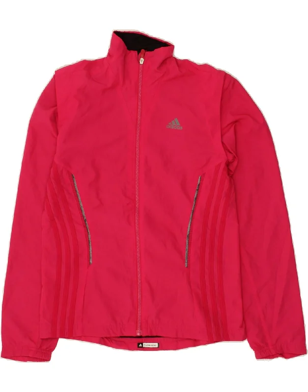 ADIDAS Womens Clima Proof Tracksuit Top Jacket UK 8 Small Pink Polyester Faux Fur Jacket Real Fur Jacket Shearling Jacket ADIDAS Womens Clima Proof Tracksuit Top Jacket UK 8 Small Pink Polyester Faux Fur Jacket Real Fur Jacket Shearling Jacket