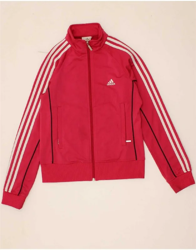 ADIDAS Womens Tracksuit Top Jacket UK 12 Medium Pink Polyester One-Shoulder Jacket Off-the-Shoulder Jacket Asymmetrical Jacket ADIDAS Womens Tracksuit Top Jacket UK 12 Medium Pink Polyester One-Shoulder Jacket Off-the-Shoulder Jacket Asymmetrical Jacket
