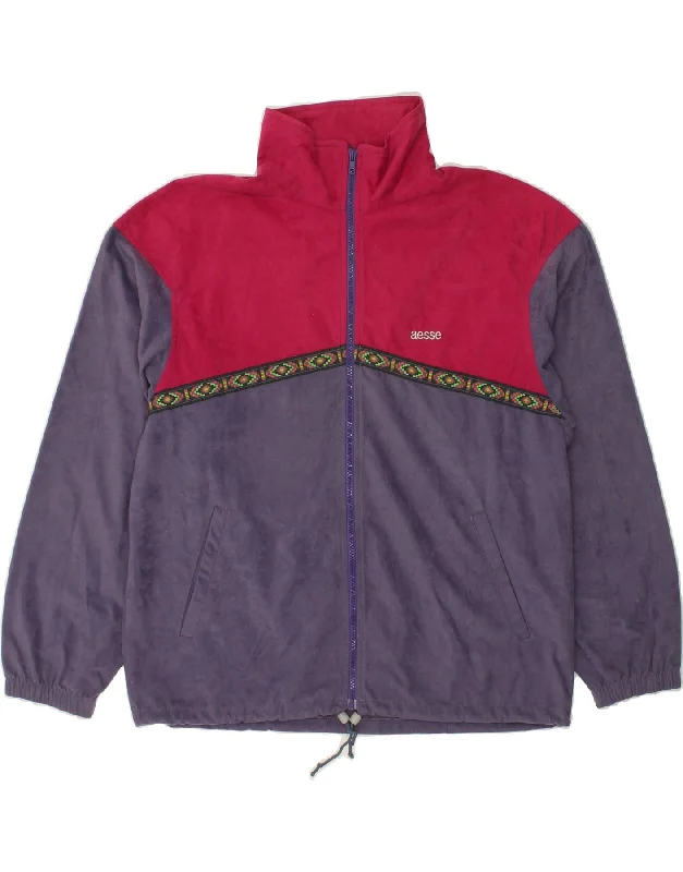 AESSE Womens Tracksuit Top Jacket UK 16 Large Purple Colourblock Polyester Tiered Jacket Buttoned Jacket Zippered Jacket AESSE Womens Tracksuit Top Jacket UK 16 Large Purple Colourblock Polyester Tiered Jacket Buttoned Jacket Zippered Jacket