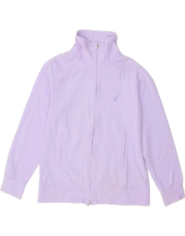 AUSTRALIAN L'ALPINA Womens Tracksuit Top Jacket IT 44 Medium Purple Cotton Cotton Fabric Linen Fabric Terry Fabric AUSTRALIAN L'ALPINA Womens Tracksuit Top Jacket IT 44 Medium Purple Cotton Cotton Fabric Linen Fabric Terry Fabric